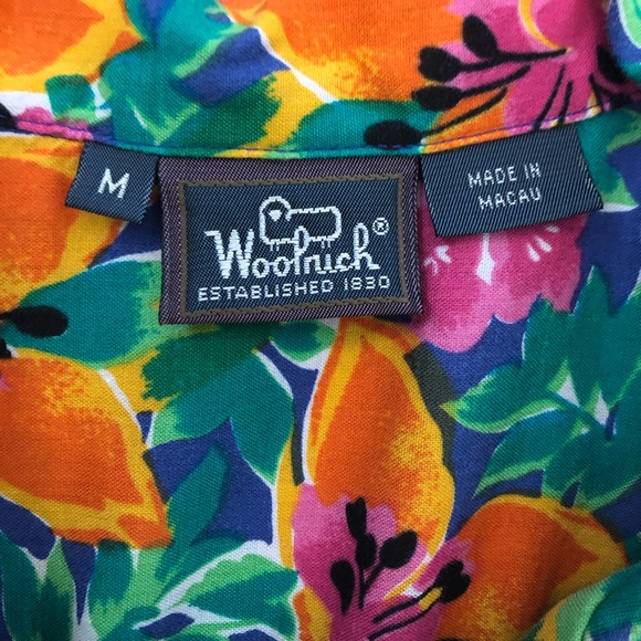 Vintage Woolrich Tropical Button-Down Shirt - Picture 8 of 8